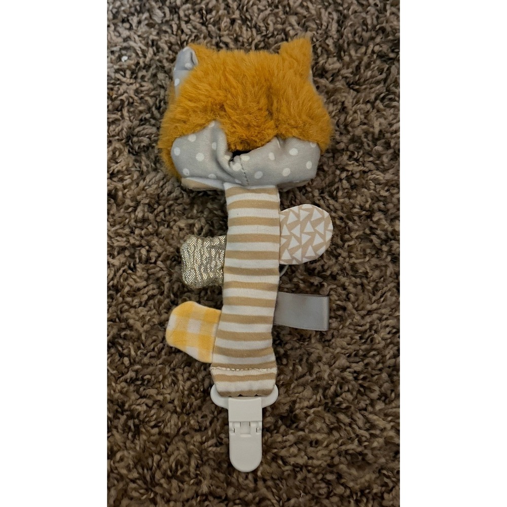 Demdaco-Paci Pocket Pal Plush Pacifier Holder (Fox)